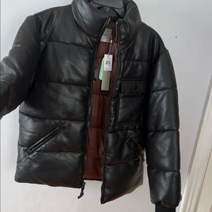 Hudson Jeans Black Puffer Jacket